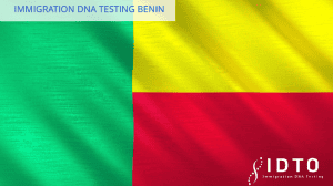 immigration dna test cotonou benin